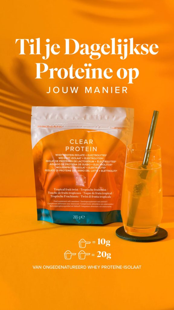 isagenix Clear Protein proteine drink orange sinas